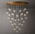 Load image into Gallery viewer, Rose Pearl Round Chandelier 60"