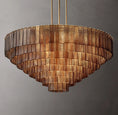 Load image into Gallery viewer, Serena Smoke Glass Round Chandelier 52"