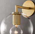 Load image into Gallery viewer, Utilitarian Globe Shade Sconce