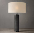 Load image into Gallery viewer, Utilitarian Knurled Table Lamp