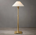 Load image into Gallery viewer, Utilitarian Linen Shade Table Lamp