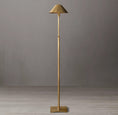 Load image into Gallery viewer, Utilitarian Metal Shade Floor Lamp