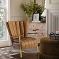 Load image into Gallery viewer, Thaddeus Vintage Leather Armchair Cigar Chair