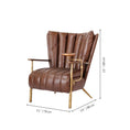 Load image into Gallery viewer, Thaddeus Vintage Leather Armchair Cigar Chair