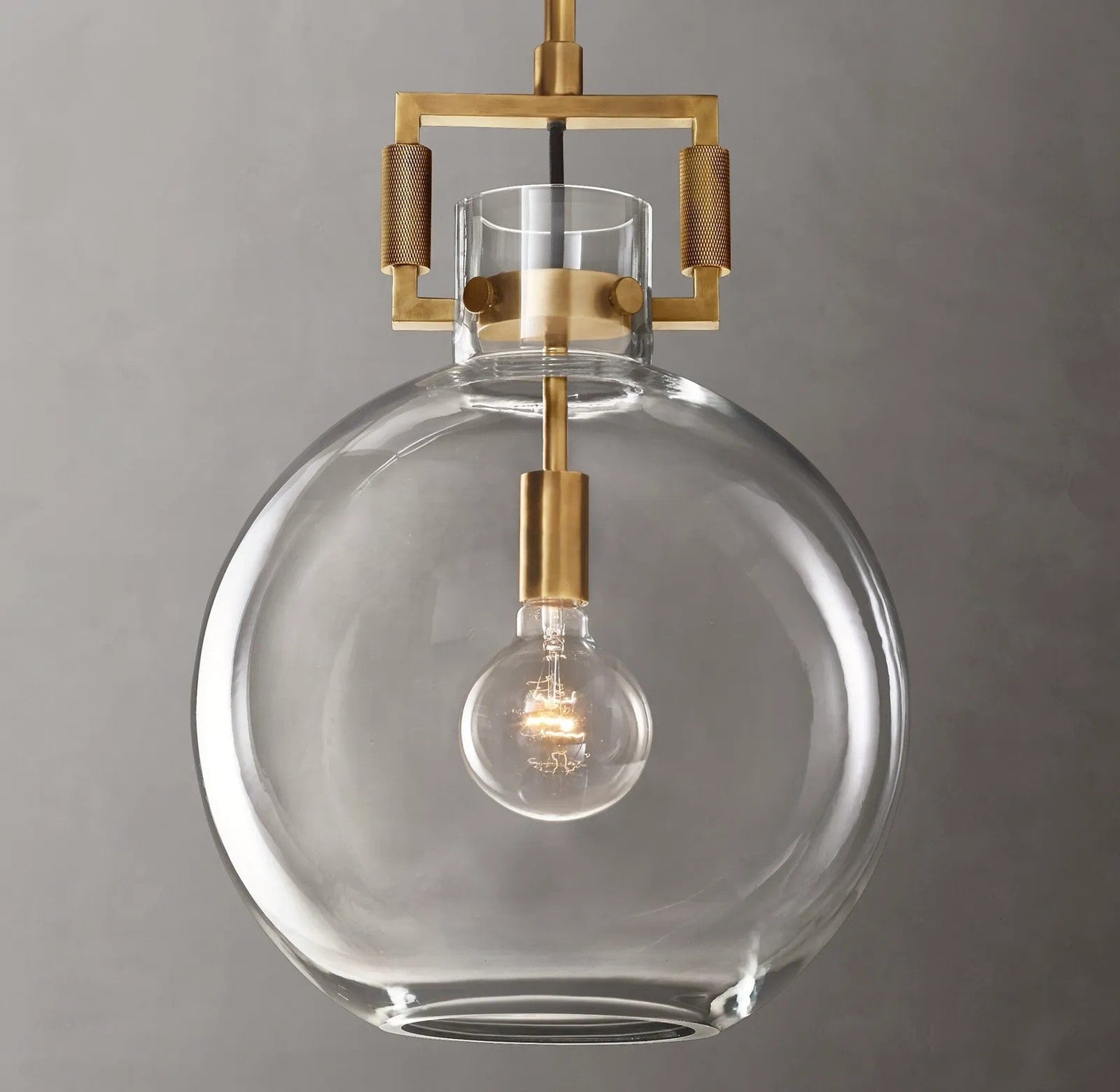 Everett Machinist Glass Globe Lighting