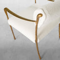 Load image into Gallery viewer, Thaddeus Retro Copper Iron Frame Dining Chair
