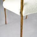 Load image into Gallery viewer, Thaddeus Retro Copper Iron Frame Dining Chair
