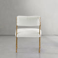 Load image into Gallery viewer, Thaddeus Retro Copper Iron Frame Dining Chair

