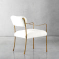 Load image into Gallery viewer, Thaddeus Retro Copper Iron Frame Dining Chair
