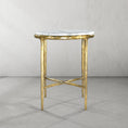 Load image into Gallery viewer, Thaddeus Marble Round Side Table 18"D
