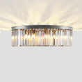 Load image into Gallery viewer, 1920s Temdem 1-Tier Crystal Round Flushmount
