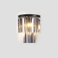 Load image into Gallery viewer, 1920s Temdem 2-Tier Crystal Semi-Round Sconce
