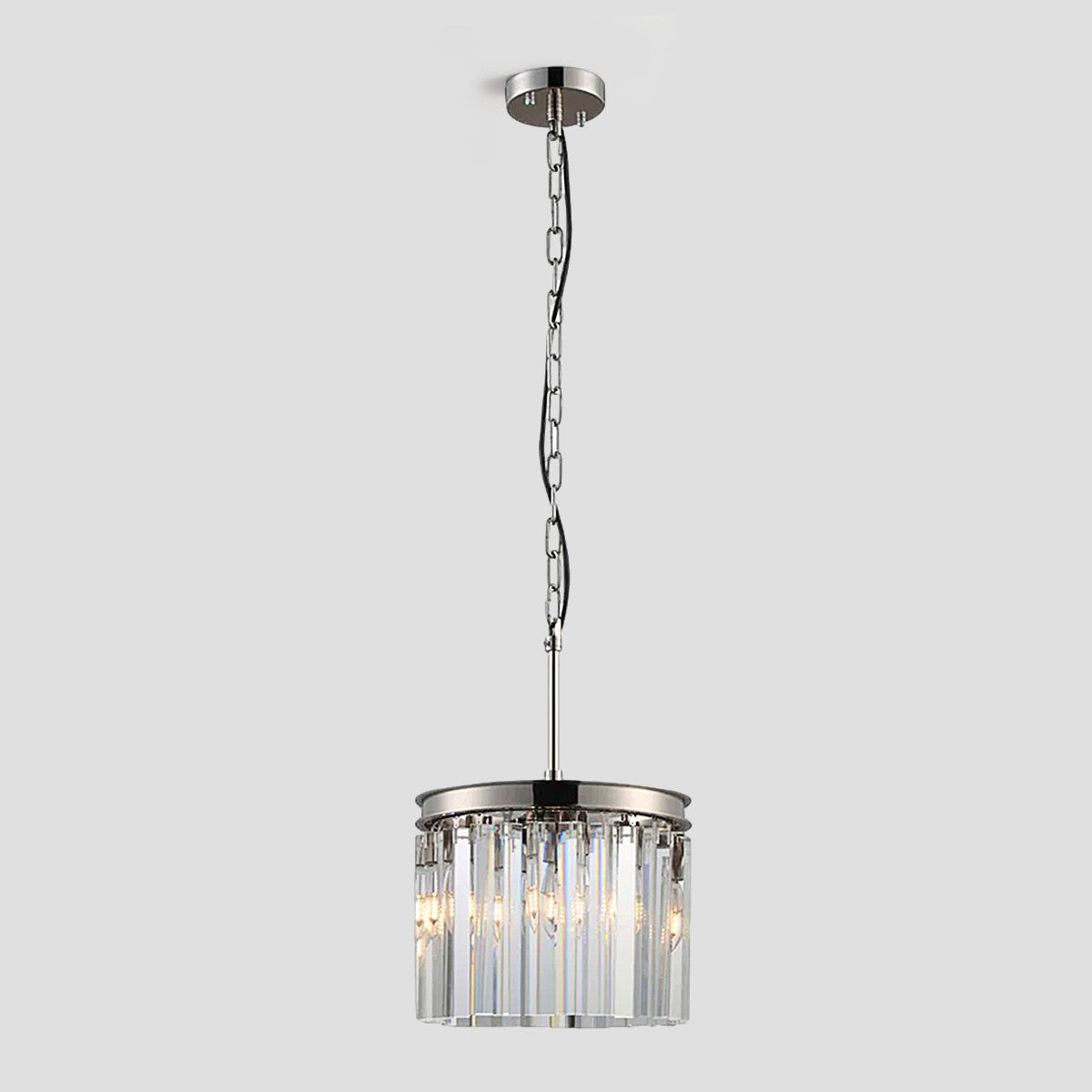 1920s Temdem Crystal Round Pendant