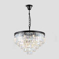 Load image into Gallery viewer, 1920s Temdem Multi-Tier Crystal Round Chandelier
