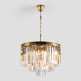 Load image into Gallery viewer, 1920s Temdem Multi-Tier Crystal Round Chandelier
