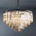 Load image into Gallery viewer, 1920s Temdem Round Chandelier 32"
