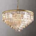 Load image into Gallery viewer, 1920s Temdem Round Chandelier 44"
