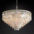 Load image into Gallery viewer, 1920s Temdem Round Chandelier 44"
