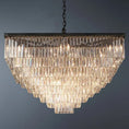 Load image into Gallery viewer, 1920s Temdem Square Chandelier 47"
