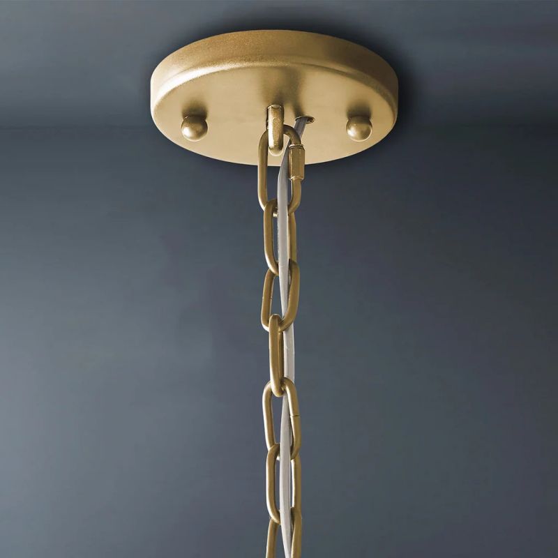 1920s Temdem Square Chandelier 47"