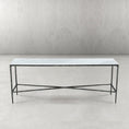 Load image into Gallery viewer, Tadeus Rectangle Marble Console Table
