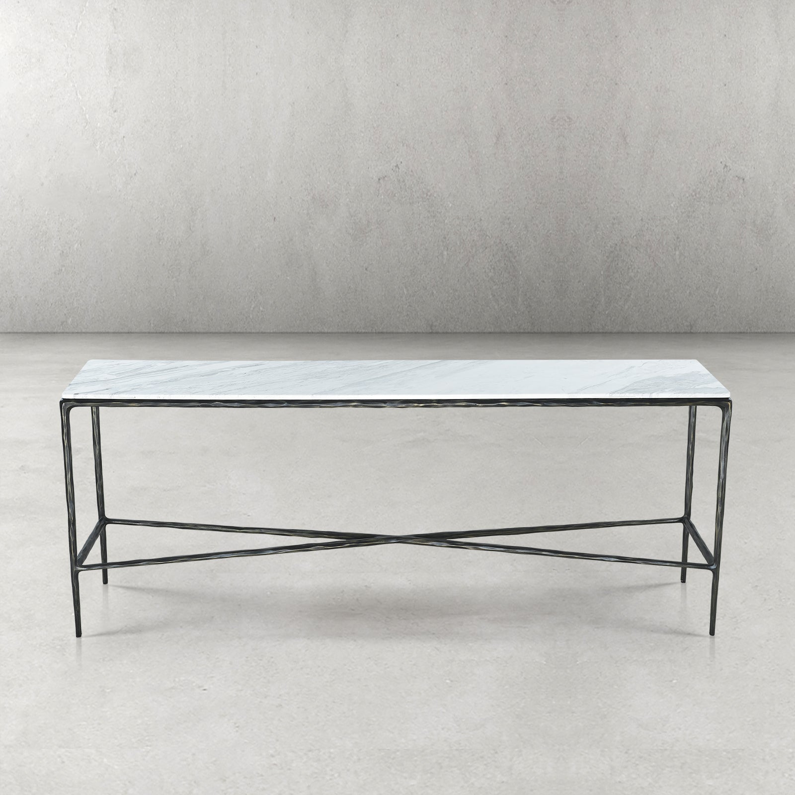 Tadeus Rectangle Marble Console Table