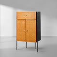 Load image into Gallery viewer, Tadeus Metal Frame Rattan Side Cabinet
