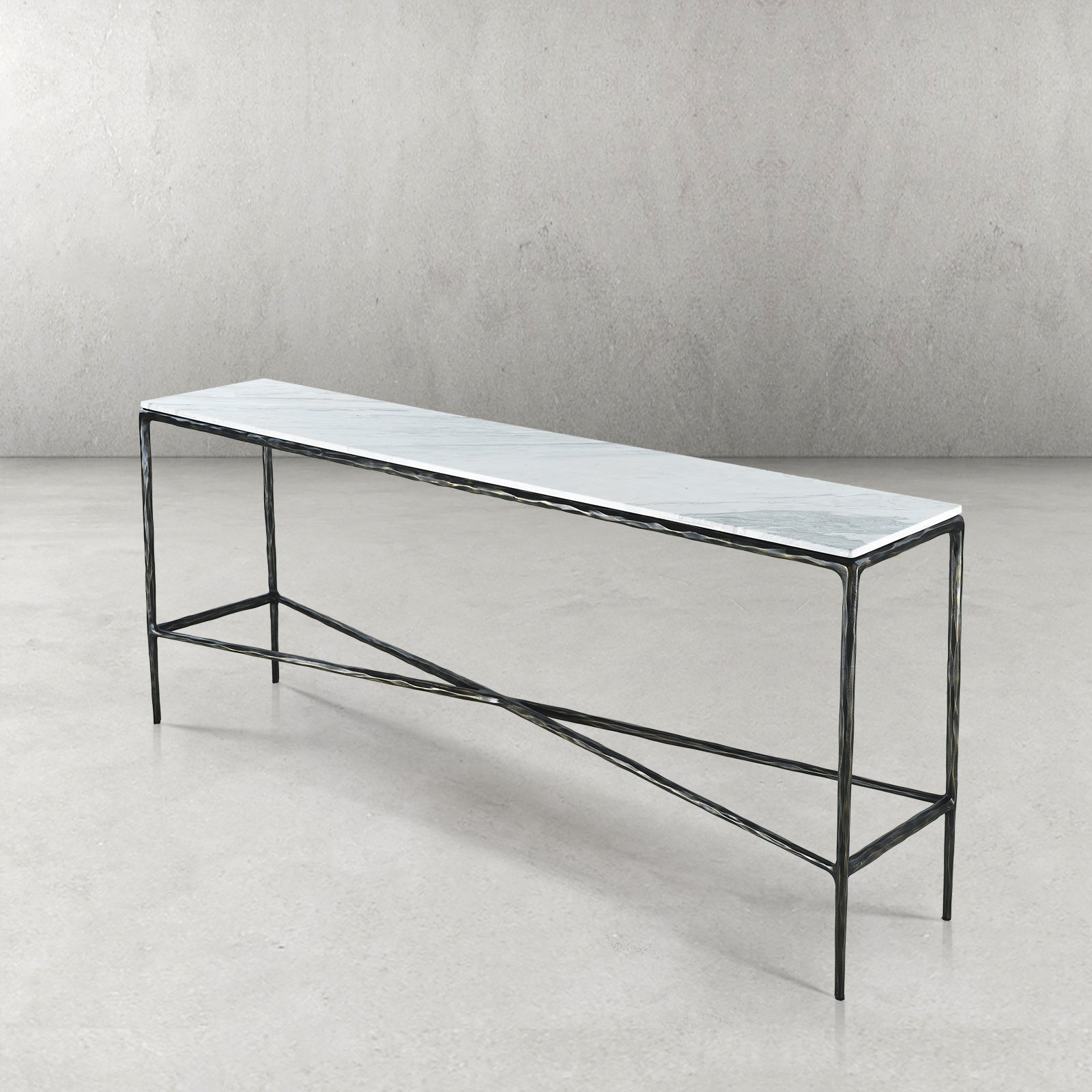 Tadeus Rectangle Marble Console Table