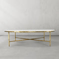 Load image into Gallery viewer, Thaddeus Marble Round Coffee Table 55"D
