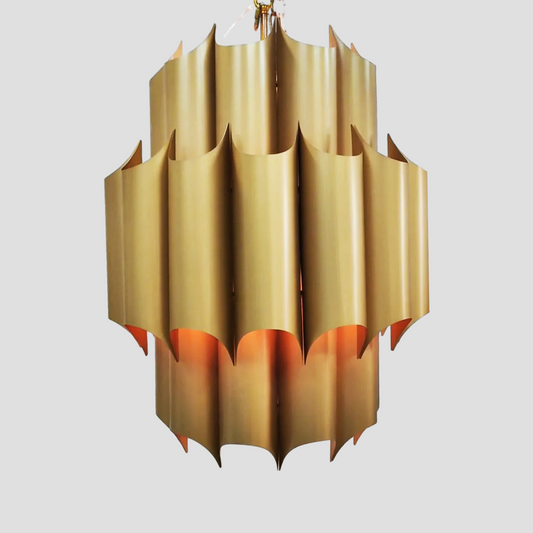 Cathedo Brass Fluted Chandelier
