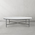 Load image into Gallery viewer, Thaddeus Marble Round Coffee Table 55"D
