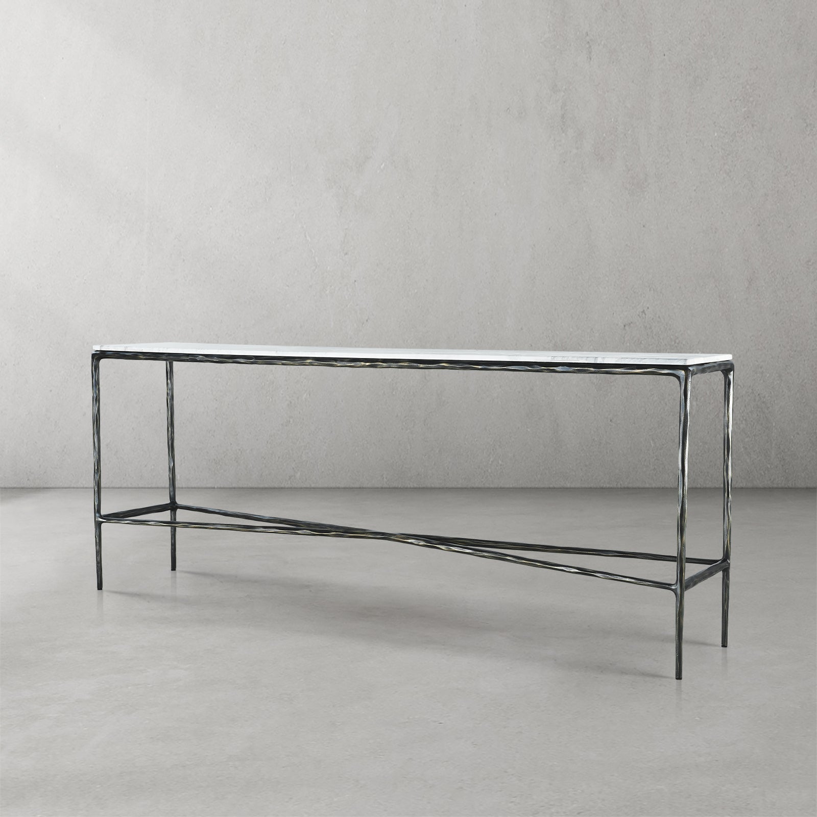 Tadeus Rectangle Marble Console Table