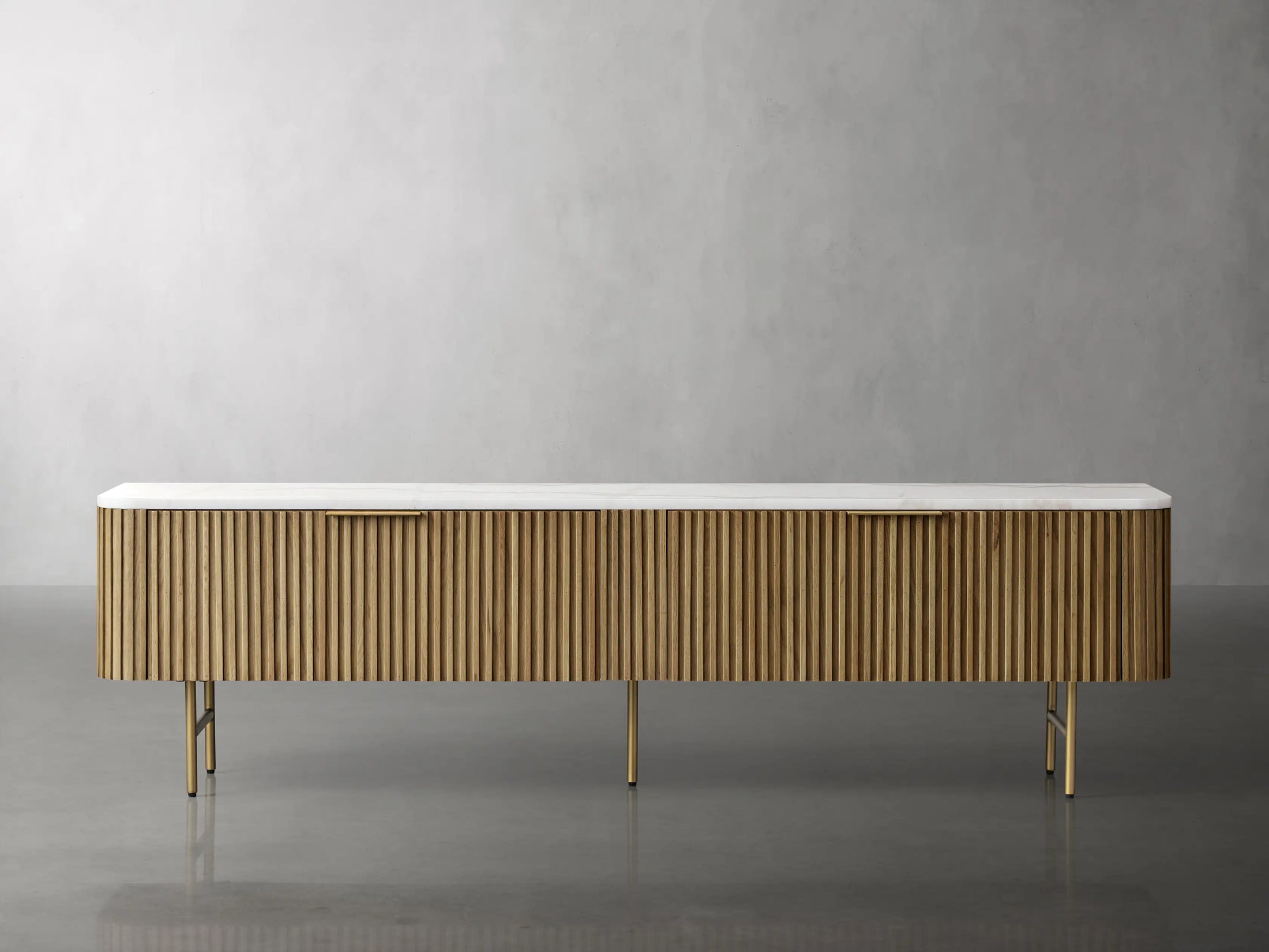 Filey Low Media Console