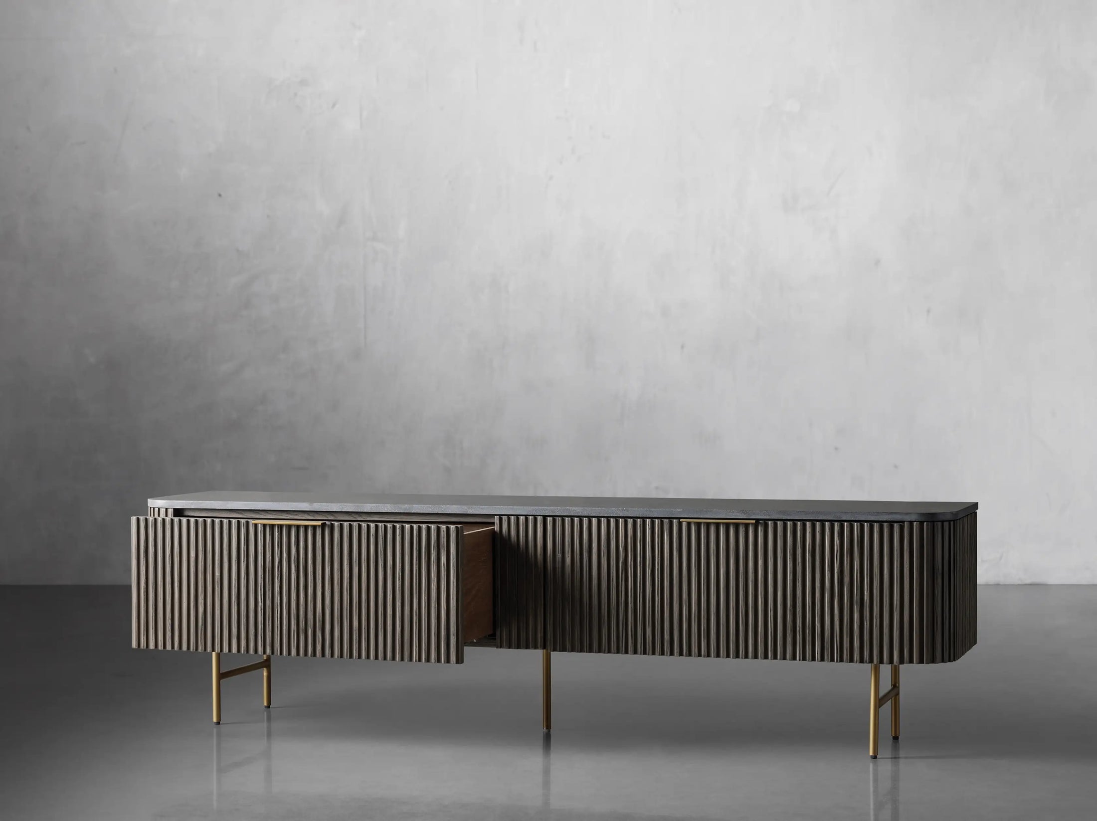 Filey Low Media Console