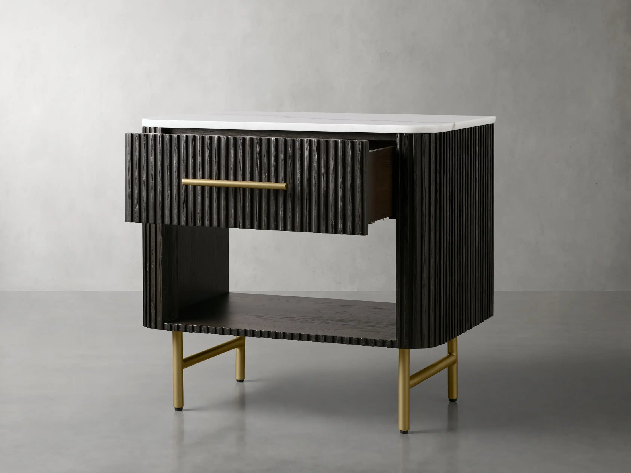 Filey Open Nightstand