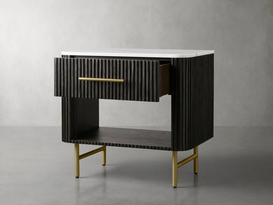 Filey Open Nightstand