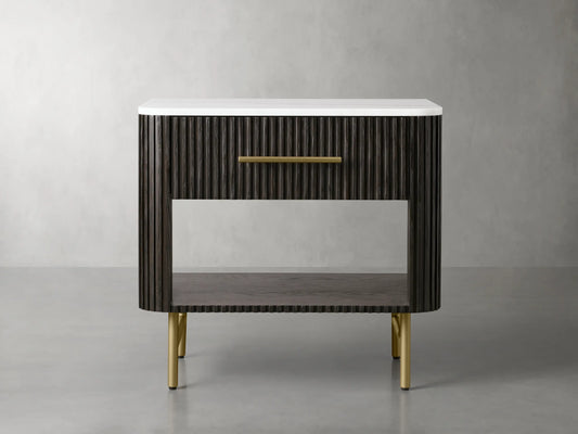 Filey Open Nightstand