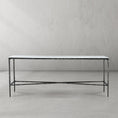 Load image into Gallery viewer, Tadeus Rectangle Marble Console Table
