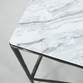 Load image into Gallery viewer, Tadeus Rectangle Marble Console Table
