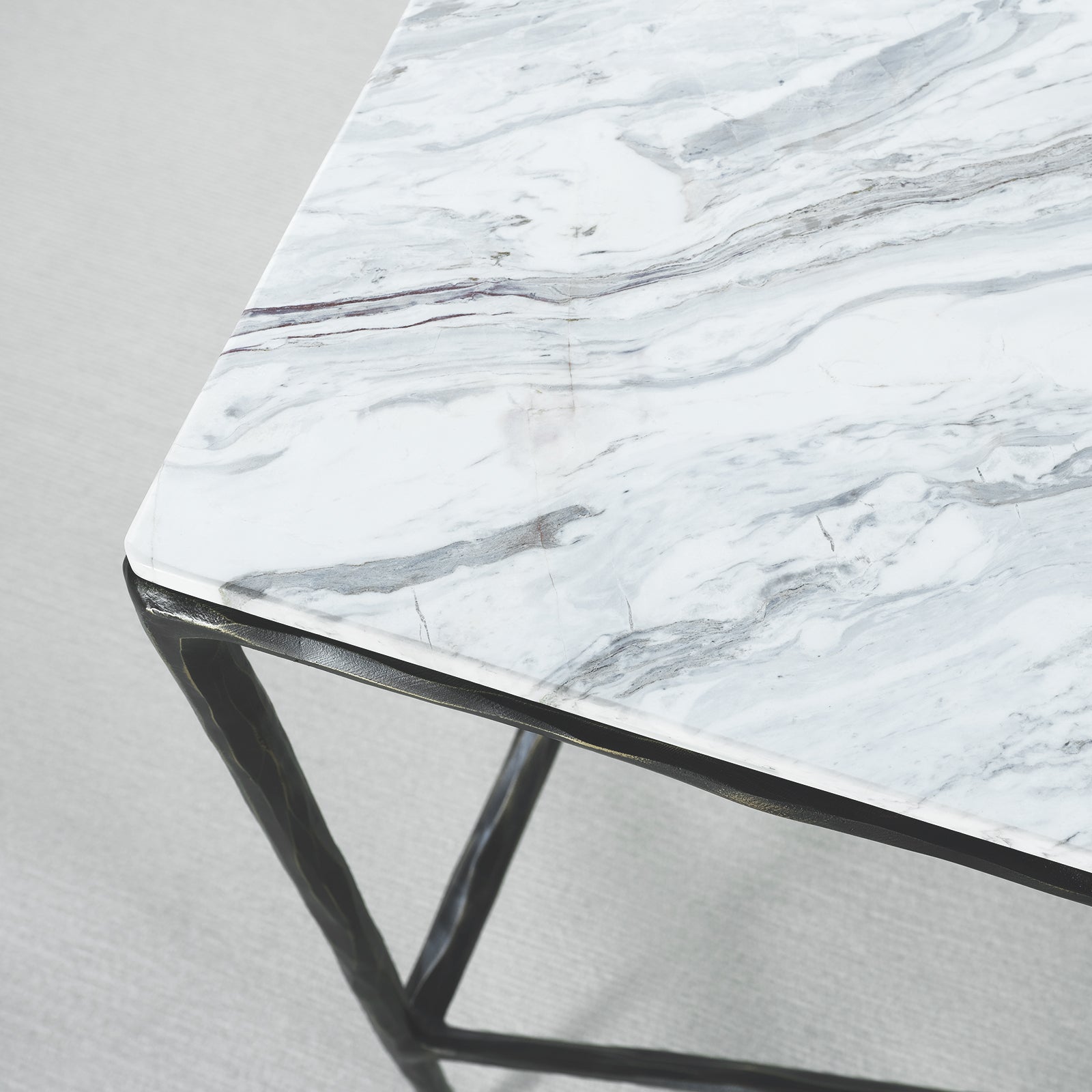 Tadeus Rectangle Marble Console Table