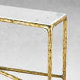 Load image into Gallery viewer, Tadeus Rectangle Marble Console Table
