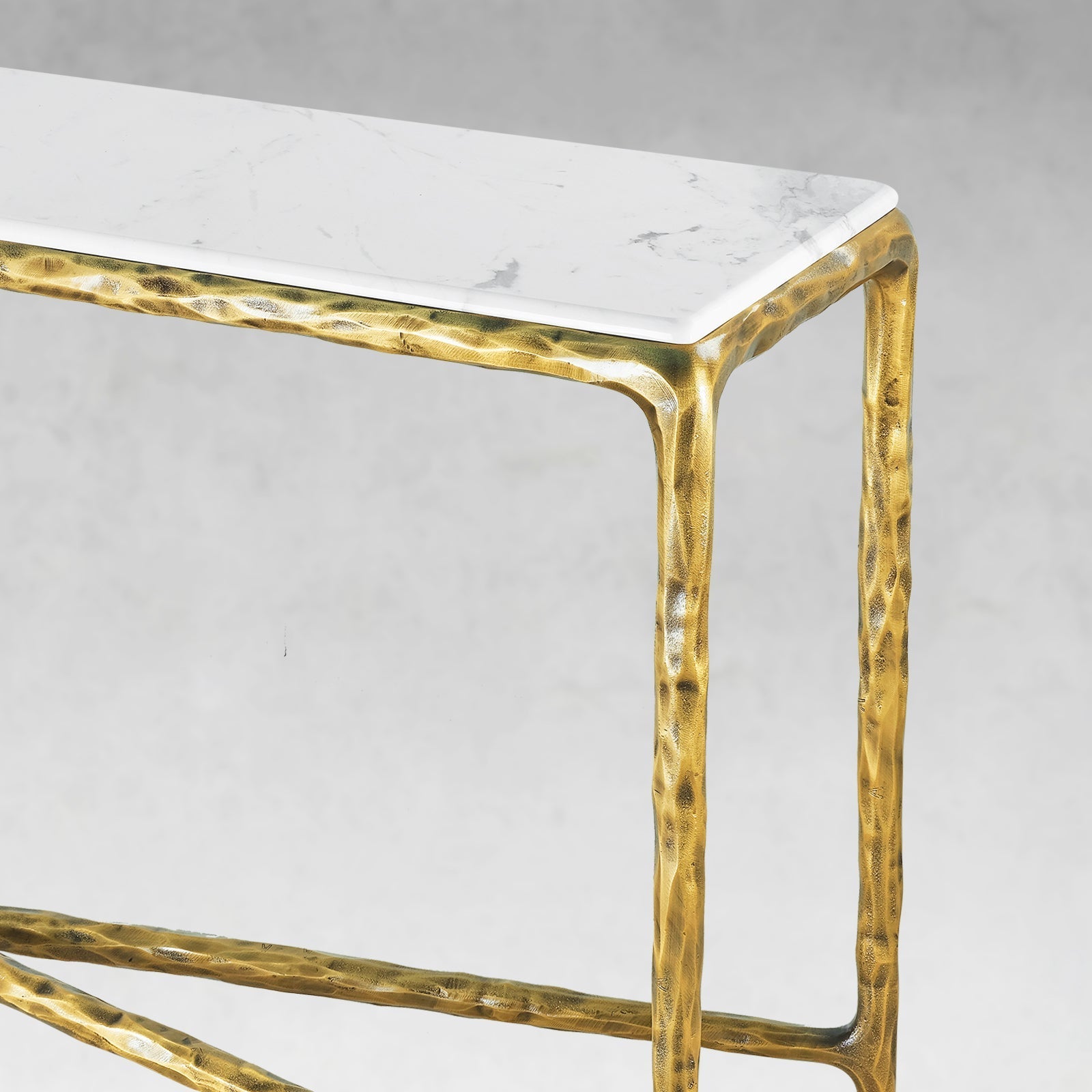 Tadeus Rectangle Marble Console Table