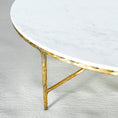 Load image into Gallery viewer, Thaddeus Marble Round Coffee Table 55"D
