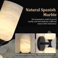 Load image into Gallery viewer, Alabaster 2 heads Wall Sconce for All Scene 13.9"
