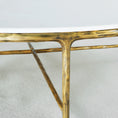 Load image into Gallery viewer, Thaddeus Marble Round Coffee Table 55"D
