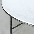 Load image into Gallery viewer, Thaddeus Marble Round Coffee Table 55"D

