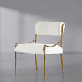 Load image into Gallery viewer, Thaddeus Retro Copper Iron Frame Armless Dining Chair
