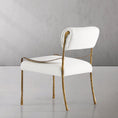 Load image into Gallery viewer, Thaddeus Retro Copper Iron Frame Armless Dining Chair
