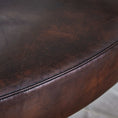 Load image into Gallery viewer, Thaddeus Brown Leather Lounge Armchair

