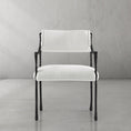 Load image into Gallery viewer, Thaddeus Retro Copper Iron Frame Dining Chair
